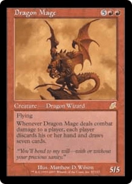 画像1: 《Foil》Dragon Mage/ドラゴン魔道士 (1)