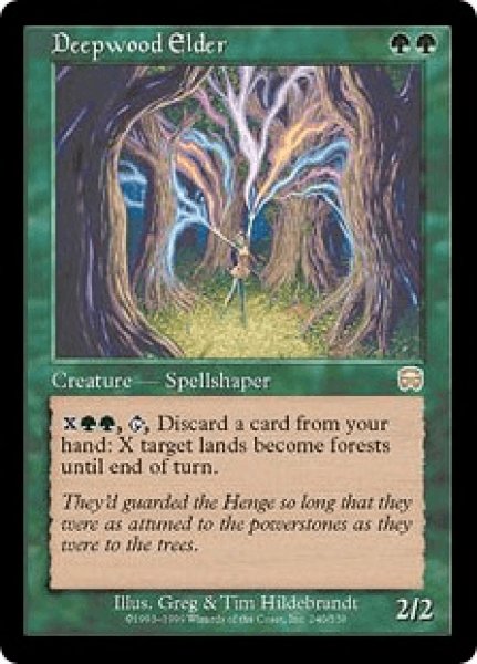 画像1: 《Foil》Deepwood Elder/ディープウッドの古老 (1)