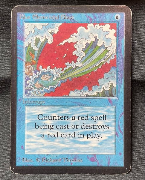 画像1: 《実物写真掲載商品》Blue Elemental Blast/青霊破《ボールペン書き込み》《状態:HP》 #1101 (1)