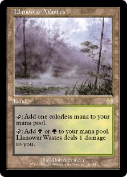 画像1: Llanowar Wastes/ラノワールの荒原 (1)