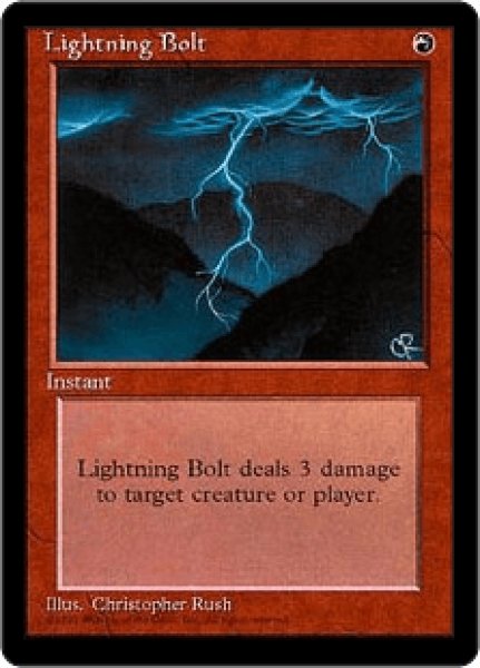 画像1: 《4版日本語黒枠》Lightning Bolt/稲妻 (1)