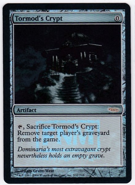 画像1: 《Foil》《FNMプロモ》Tormod's Crypt/トーモッドの墓所 (1)