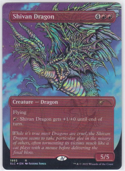 画像1: 《Foil》《Secret Lair-30th Anniversary Countdown Kit》Shivan Dragon/シヴ山のドラゴン (1)