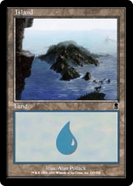 画像1: 《Foil》Island/島《335》 (1)