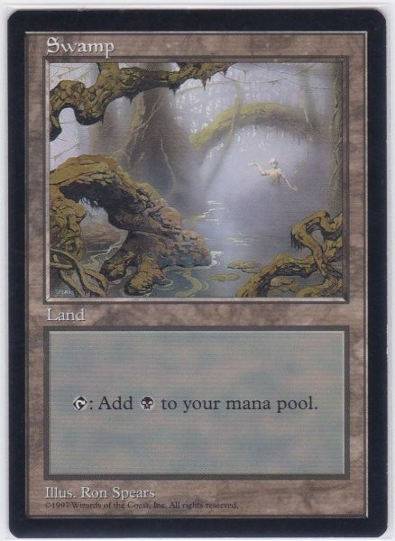 画像1: 《APAC3》Swamp/沼《Illus.Ron Spears B.》 (1)