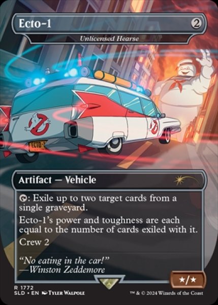 画像1: 《Foil》《Secret Lair-Secret Lair x Ghostbusters: The Real Ghostbusters》Unlicensed Hearse/未認可霊柩車 (1)
