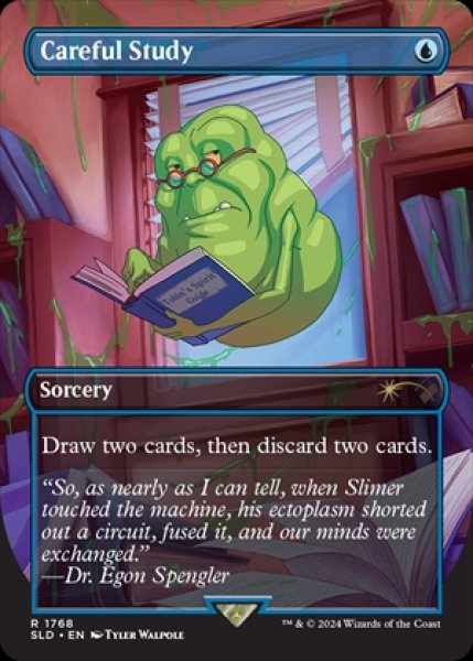画像1: 《Foil》《Secret Lair-Secret Lair x Ghostbusters: The Real Ghostbusters》Careful Study/入念な研究 (1)