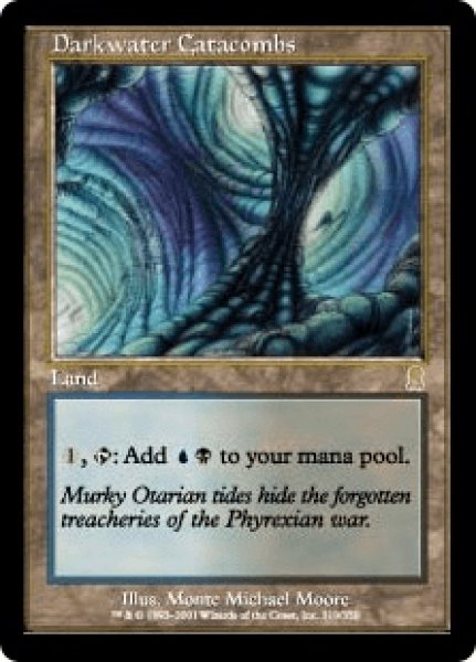 画像1: 《Foil》Darkwater Catacombs/ダークウォーターの地下墓地 (1)