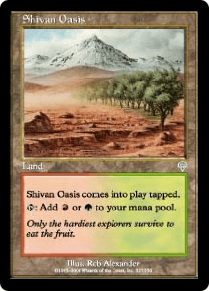画像1: 《Foil》Shivan Oasis/シヴのオアシス (1)