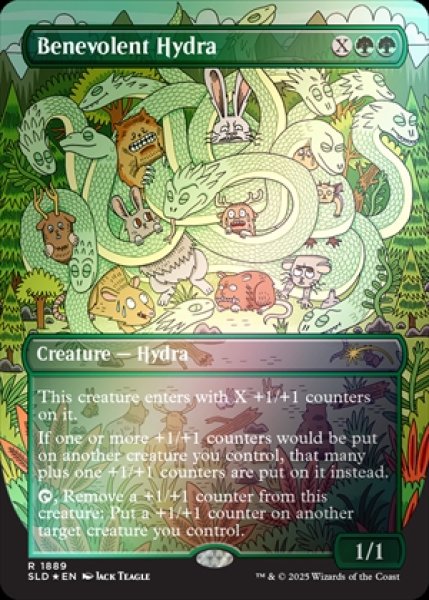 画像1: 《Foil》《Secret Lair Drop Series: Animar & Friends》Benevolent Hydra/心優しきハイドラ (1)