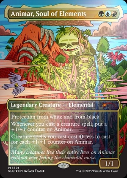 画像1: 《Foil》《Secret Lair Drop Series: Animar & Friends》Animar,Soul of Elements/精霊の魂、アニマー (1)