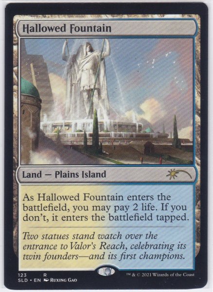 画像1: 《Secret Lair-Culture Shocks》Hallowed Fountain/神聖なる泉 (1)