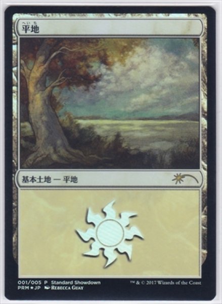 画像1: 《Foil》《ショーダウン》Plains/平地 (1)