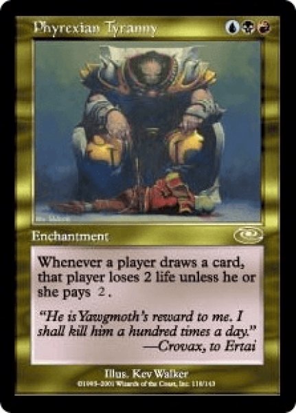 画像1: 《Foil》Phyrexian Tyranny/ファイレクシアの暴政 (1)
