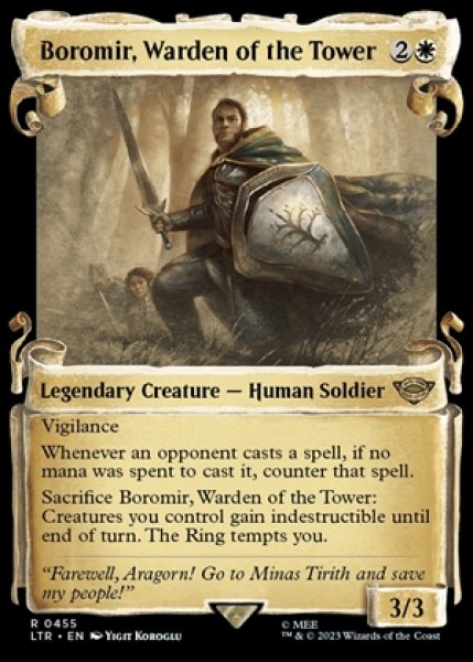画像1: 《ショーケース》Boromir,Warden of the Tower/塔の長官、ボロミア《455》 (1)