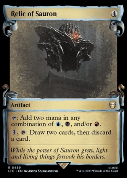 画像1: 《Foil》《銀幕》《ショーケース》Relic of Sauron/サウロンの遺物《489》 (1)