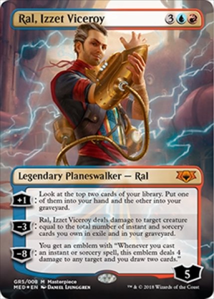 画像1: 《Foil》Ral,Izzet Viceroy/イゼット副長、ラル《Guilds of Ravnica Mythic Edition》 (1)