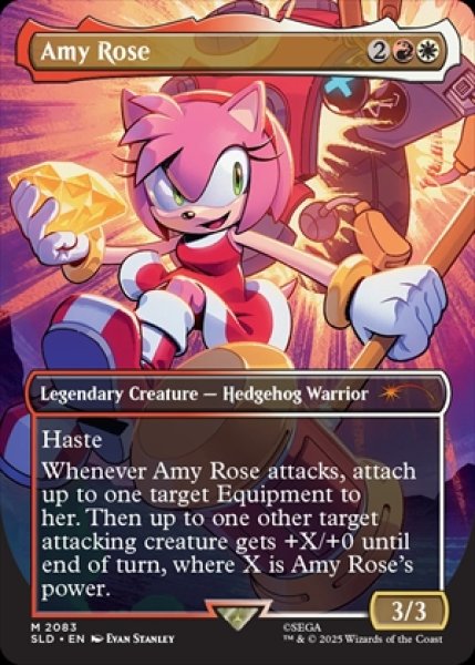 画像1: 《Secret Lair x Sonic: Friend & Foes》Amy Rose《2083》 (1)