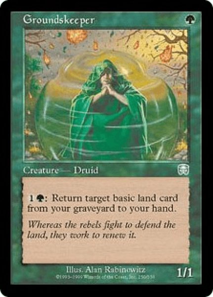 画像1: 《Foil》Groundskeeper/土地守 (1)