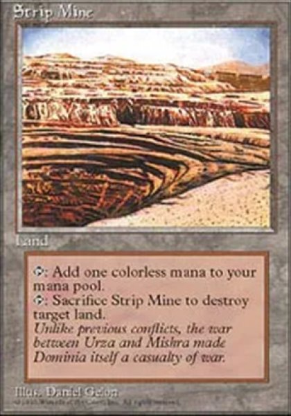 画像1: 《4版日本語黒枠》Strip Mine/露天鉱床 (1)