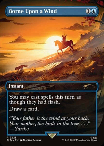 画像1: 《Secret Lair x Ghost of Tsushima》Borne Upon a Wind/風に運ばれて《2228》 (1)