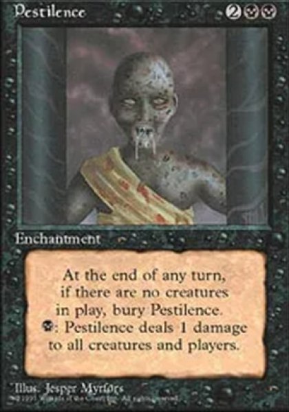 画像1: 《4版日本語黒枠》Pestilence/黒死病 (1)