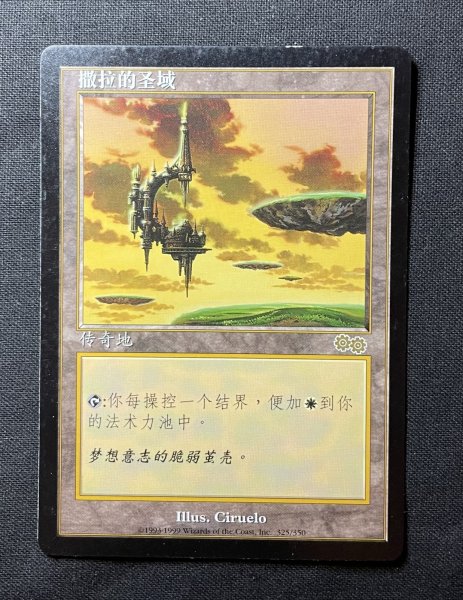 画像1: 《実物写真掲載商品》《中国語版》Serra's Sanctum/セラの聖域 《状態:MP》#1154 (1)