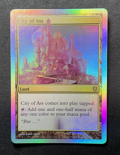 画像1: 《実物写真掲載商品》《Foil》City of Ass《状態:SP》 #1157 (1)