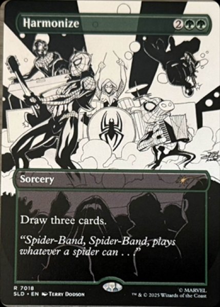 画像1: 《Secret Lair-Bonus Cards》Harmonize/調和《モノクロ》 (1)