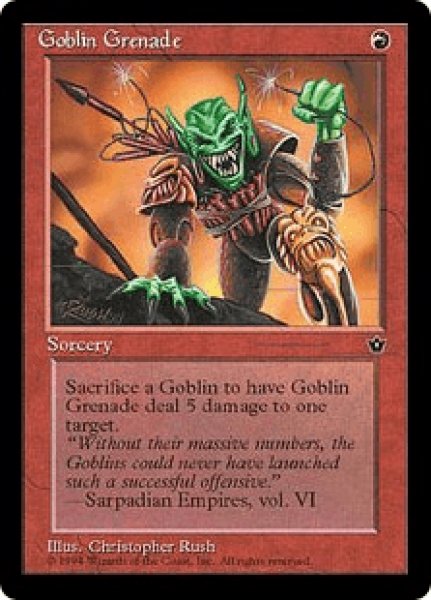 画像1: Goblin Grenade/ゴブリンの手投げ弾(Christopher Rush) (1)