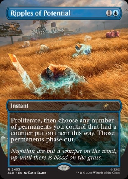 画像1: 《Foil》《Secret Lair x Fallout: Rad》Ripples of Potential/潜在能力の波動《2453》 (1)