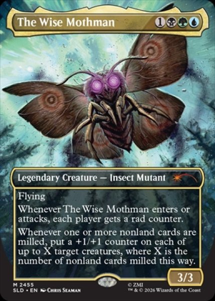 画像1: 《Foil》《Secret Lair x Fallout: Rad》The Wise Mothman/賢きモスマン《2455》 (1)