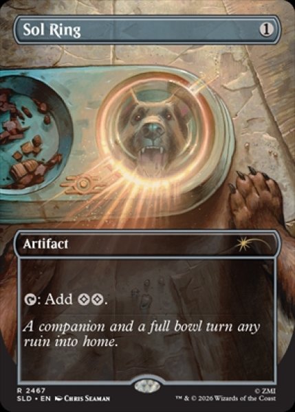 画像1: 《Foil》《Secret Lair x Fallout: Greet the Dog》Sol Ring/太陽の指輪《2467》 (1)
