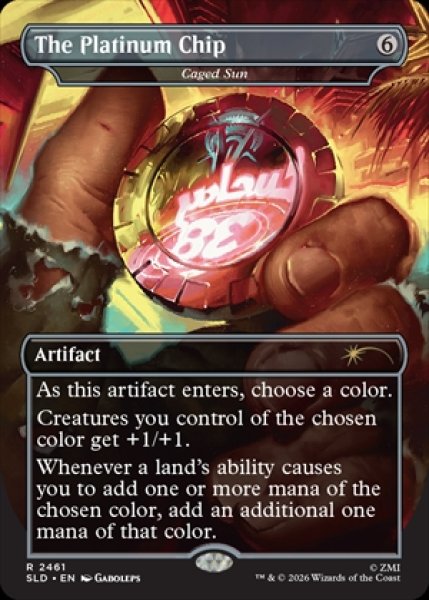 画像1: 《Foil》《Secret Lair x Fallout: Welcome to New Vegas》Caged Sun/かごの中の太陽《2461》 (1)