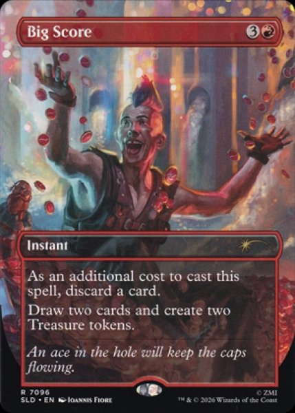 画像1: 《Foil》《Secret Lair x Fallout: Welcome to New Vegas》Big Score/大勝ち《7096》 (1)