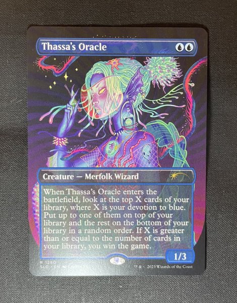 画像1: 《実物写真掲載商品》《Secret Lair-Cool Ocean Breeze》Thassa's Oracle/タッサの神託者《1280》《状態:NM》 #1161 (1)
