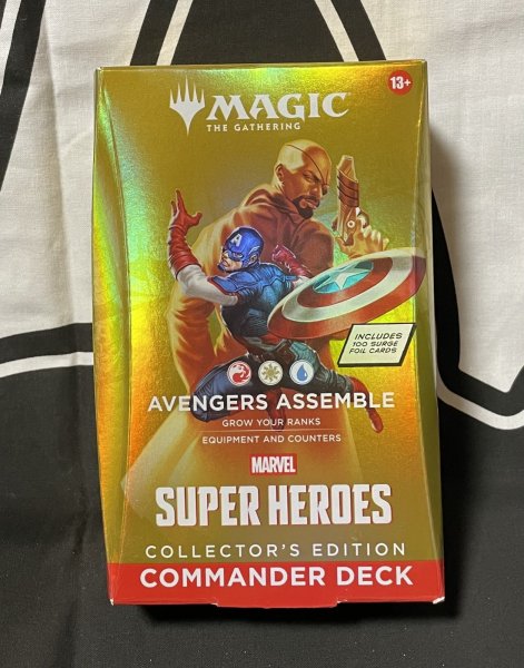 画像1: 《実物写真掲載商品》マジック：ザ・ギャザリング｜マーベル スーパー・ヒーローズ Collector’s Edition 統率者デッキ アベンジャーズ・アッセンブル 英語版《状態:未開封》#1174 (1)