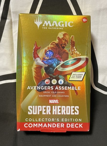 画像1: 《実物写真掲載商品》マジック：ザ・ギャザリング｜マーベル スーパー・ヒーローズ Collector’s Edition 統率者デッキ アベンジャーズ・アッセンブル 英語版《状態:未開封》#1173 (1)