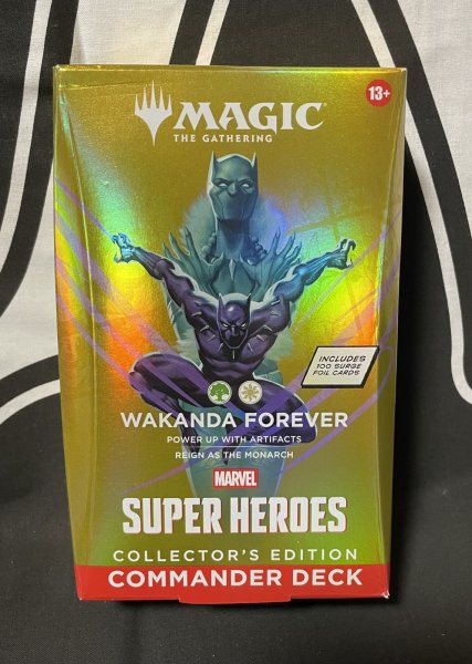 画像1: 《実物写真掲載商品》マジック：ザ・ギャザリング｜マーベル スーパー・ヒーローズ Collector’s Edition 統率者デッキ ワカンダは永遠なり 英語版《状態:未開封》#1170 (1)