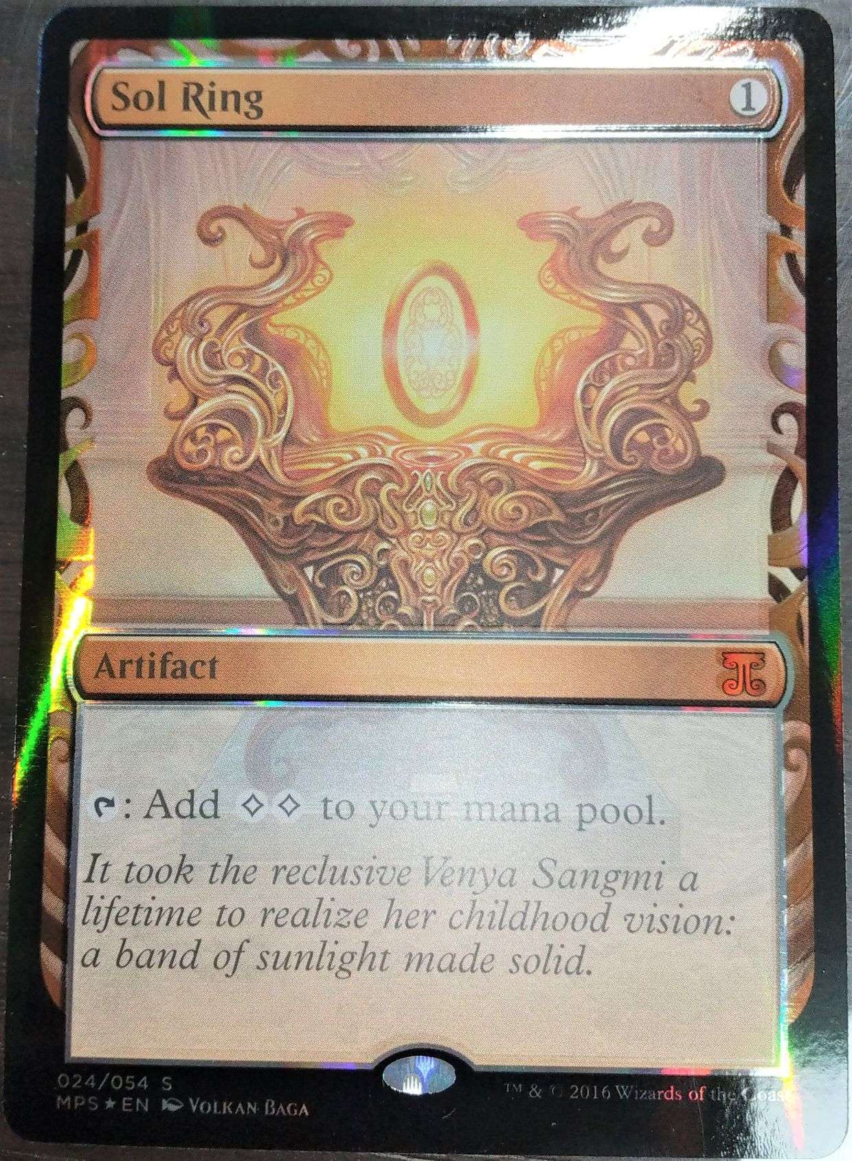 輝い 太陽の指輪 ジャッジ褒章 foil sol ring drenriquejmariani.com